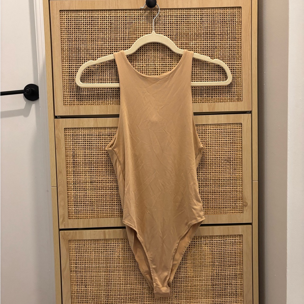 Amazon high neck polyester basic bodysuit - Picture 2 of 11
